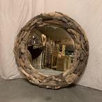 Spiegel - driftwood / drijfhout lijst - 100 cm - TTM Wonen