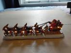 Arreslee met kerstman is met verlichting, Diversen, Ophalen of Verzenden, Zo goed als nieuw