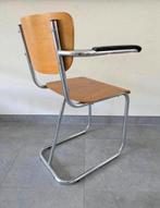 Vintage 4 Gispen buisframestoelen model 207.473, Ophalen