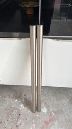 Te Koop - 3 stuks RVS Trapleuning incl scharnieren!, Huis en Inrichting, Ophalen, Rvs, Rvs, Zo goed als nieuw