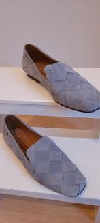 Pedro Miralles Instappers Vlechtwerk Grijs/Blauw 37.5, Pedro Miralles, Instappers, Ophalen of Verzenden, Zo goed als nieuw
