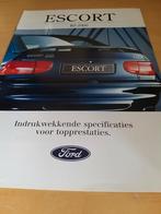 1992 Ford Escort RS 2000 folder Nederlands izgst Escort mk4, Ophalen of Verzenden, Zo goed als nieuw, Ford