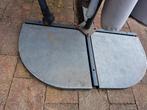 2 Parasoltegels, Tuin en Terras, Ophalen, Gebruikt, Minder dan 1 meter, Parasolvoet