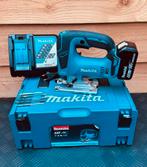 Makita DJV182 + accu + lader + zaagjes en M box, Doe-het-zelf en Verbouw, Gereedschap | Zaagmachines, Decoupeerzaag, Ophalen of Verzenden