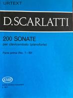 416: D. Scarletti 2 delen Clavecimbel, Klassiek, Ophalen of Verzenden, Zo goed als nieuw, Piano