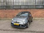 Fiat 500 Abarth Cabrio 140pk 2012 Grijs, Auto's, Voorwielaandrijving, Parkeersensor, Zwart, 4 cilinders