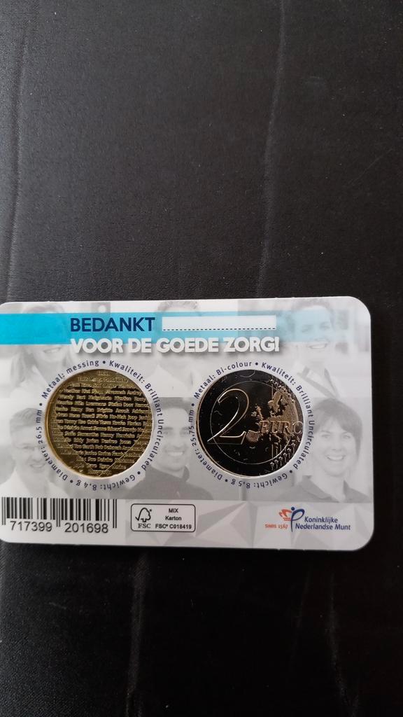 2 Euro Nederland 2017 'Munt voor de Zorg' coincard, Postzegels en Munten, Munten | Europa | Euromunten, Losse munt, 2 euro, Ophalen of Verzenden