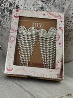 NIEUW > Leuke zilveren lange stress oorbellen, Overige materialen, Verzenden, Nieuw, Knopjes of Stekers