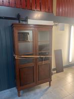 Antieke Biedermeier Vitrinekast, Ophalen, Gebruikt, 100 tot 150 cm, 150 tot 200 cm