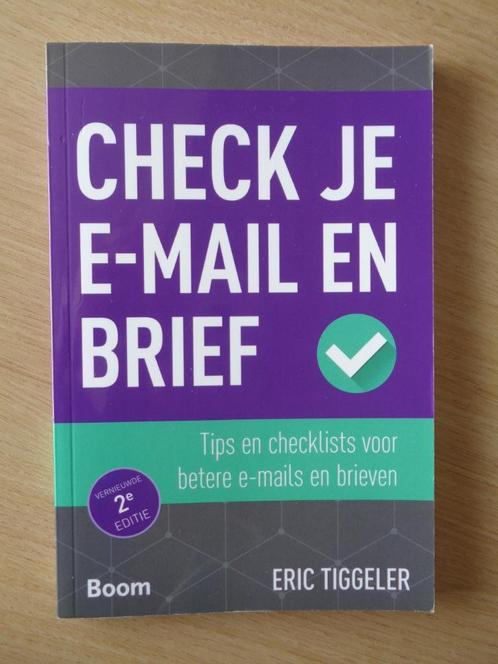 boek CHECK JE E-MAIL EN BRIEF, Boeken, Advies, Hulp en Training, Zo goed als nieuw, Ophalen