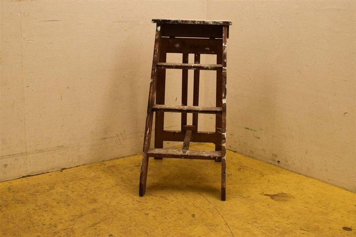 Houten Trap 45495, Doe-het-zelf en Verbouw, Ladders en Trappen, Gebruikt, 2 tot 4 meter, Ophalen of Verzenden