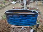 ROYALE PLANTENBAK  58 CM               AZUURBLAUW, Ophalen, Steen, Gebruikt, Minder dan 60 cm