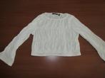 Witbeige blouse met kantwerk van Vero Moda maat M, Maat 38/40 (M), Vero Moda, Wit, Ophalen of Verzenden