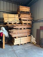 Partij van 8 kb hout kersen en vuren en tafelbladen, Ophalen of Verzenden, Zo goed als nieuw, Minder dan 25 mm, Plank