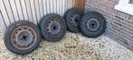 Winterbanden met velg (voor oa Renault, Nissan en Dacia), Auto-onderdelen, Banden en Velgen, Ophalen, Gebruikt, 15 inch, Banden en Velgen