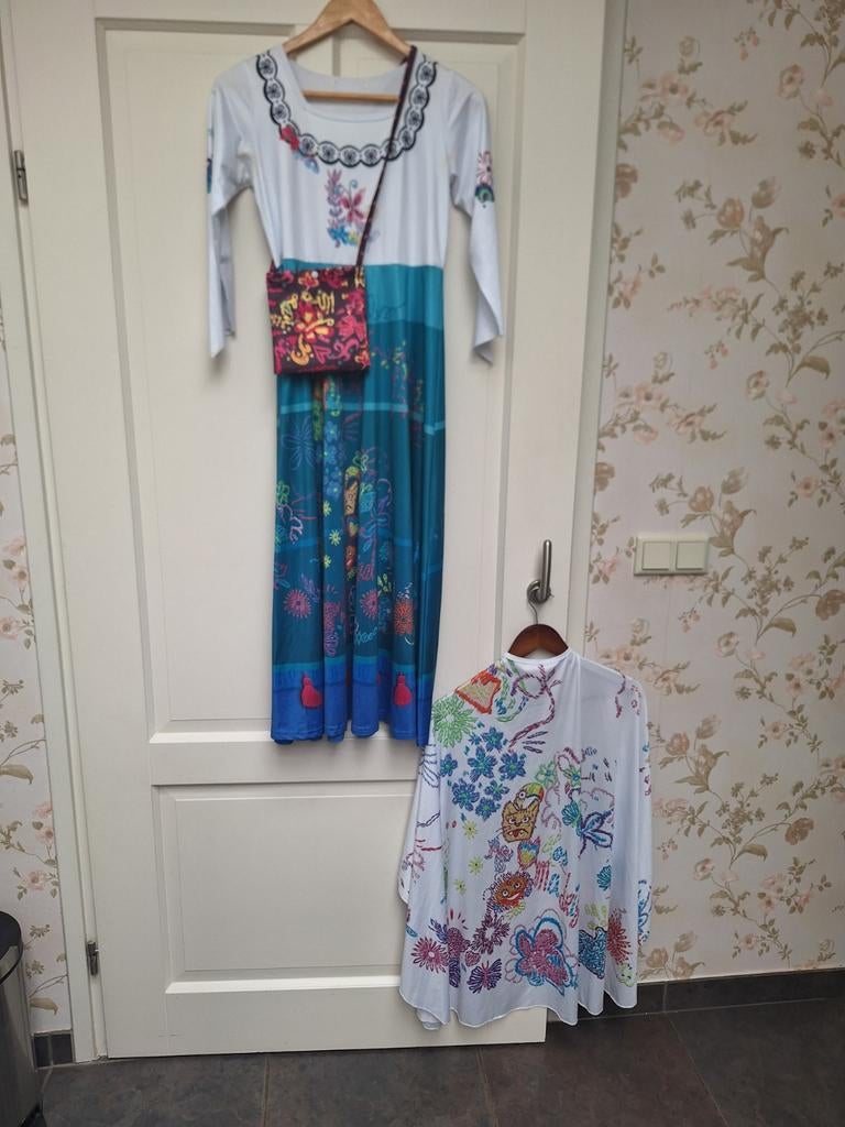 Encanto jurk meisje 11-12 jaar voor carnaval of themafeest., Kinderen en Baby's, Carnavalskleding en Verkleedspullen, Ophalen of Verzenden