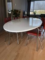 Ikea Gidea eettafel, vergadertafel., Huis en Inrichting, Gebruikt, Ophalen, Vijf personen of meer, Ovaal