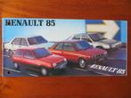 Renault 85 4, 5, 9, 11, 18, 18 SW, Fuego, 25, Espace, e.a., Boeken, Auto's | Folders en Tijdschriften, Ophalen of Verzenden, Renault