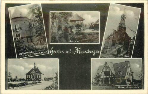 (304-072-037) Maarsbergen Groeten uit, Verzamelen, Ansichtkaarten | Nederland, Utrecht, Verzenden