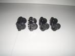 Lego 4 TREINWIELEN (2) 9volt Zwart perfecte staat!!, Ophalen of Verzenden, Zo goed als nieuw, Complete set, Lego