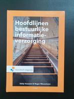 Eddy Vaassen - Hoofdlijnen bestuurlijke informatieverzorging, Ophalen of Verzenden, Zo goed als nieuw, Eddy Vaassen; Roger Meuwissen