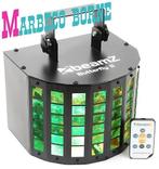LED licht effect, Butterfly II mini derby, RGBAWP, Geluidgestuurd, Nieuw, Info@marbeco.nl, BeamZ