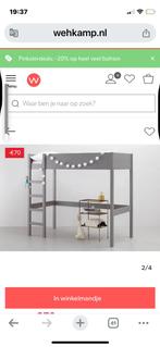 Hoogslaper grijs, Ophalen, Zo goed als nieuw, Hoogslaper