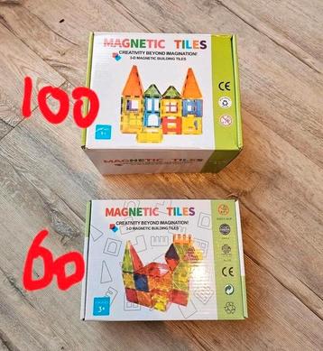 Magnetic Tiles | 160 delig | Nieuw beschikbaar voor biedingen