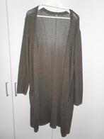 Soyaconcept Grijs/Bruin Gehaakt Lang Vest Maat XL, Bruin, Maat 46/48 (XL) of groter, Zo goed als nieuw, Soyaconcept