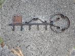 Metalen sleutelrek in de vorm van een sleutel jaren'70, Ophalen of Verzenden, Gebruikt