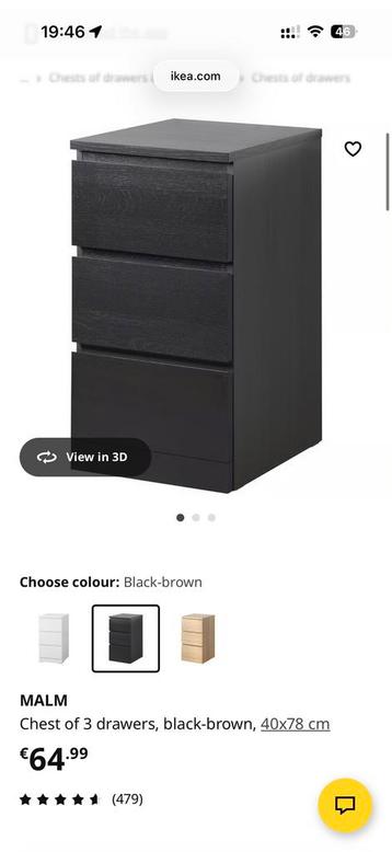 IKEA Malm Zwartbruin Hout - 280cm (80cm+160cm+40cm) - afbeelding 10