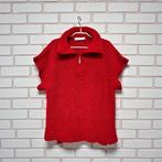 Jane Lushka Trui Top Maat M Rood Gebreid Wol Mouwloos, Maat 38/40 (M), Zo goed als nieuw, Jl, Rood