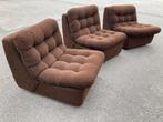 Vintage fauteuils vintage losse zitelementen vintage bank, Ophalen, Gebruikt, 75 tot 100 cm, Onbekend