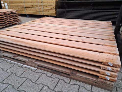 douglas schuttingen 180x180cm 13,5cm plankbreedte, Tuin en Terras, Schuttingen, Zo goed als nieuw, Hout, 1 tot 2 meter, Minder dan 3 meter