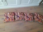 Te koop 4x ALL Weather sier tuin kussens, tropische print, Ophalen of Verzenden, Zo goed als nieuw