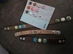 NOOSA Armbanden met Drukkers, Gebruikt, Bruin, Leer, Ophalen of Verzenden