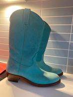 Spaanse laarzen / Ibiza / leer / turquoise / 40, Kleding | Dames, Schoenen, Nieuw, Ophalen of Verzenden