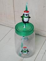Plastic Kerst drinkbeker met rietje, NIEUW, Ophalen, Nieuw