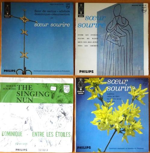 Sœur Sourire  --  3xEP + single   --  Samen voor €10,00, Cd's en Dvd's, Vinyl Singles, EP, Pop, Ophalen of Verzenden