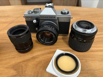 Praktica MTL3 Camera + 2 extra lenzen + accessoires beschikbaar voor biedingen