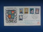 Postzegel NL 1960 FDC 46 Kinderzegels 07-10, Postzegels en Munten, Postzegels | Nederland, Ophalen of Verzenden, Na 1940, Gestempeld