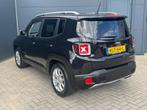 Jeep RENEGADE 1.4 MultiAir Limited / Automaat / Leer / Navi, Auto's, 136 pk, Gebruikt, 4 cilinders, Zwart
