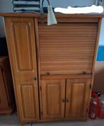 Blank eiken computerkast, Huis en Inrichting, Kasten | Computermeubels, Ophalen, Gebruikt, 70 tot 120 cm