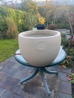 Beige planten pot XL WOUT, voor binnen en buiten, Ophalen, Kunststof, Gebruikt, 40 cm of meer