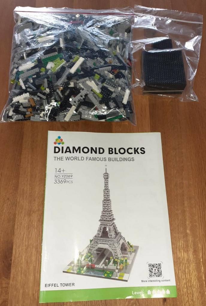 Micro lego,  Eiffeltoren,  World famous architectuur, Kinderen en Baby's, Speelgoed | Duplo en Lego, Zo goed als nieuw, Complete set