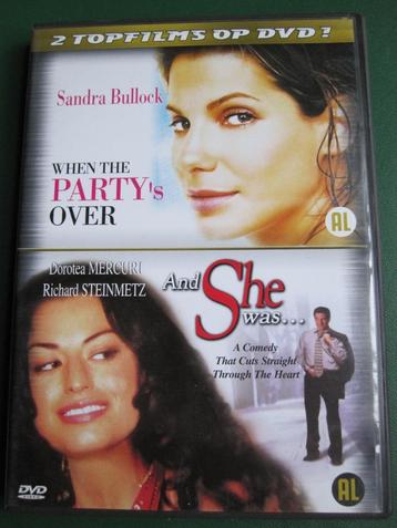 When the Party's Over + And She Was (2 films op 1 DVD) beschikbaar voor biedingen