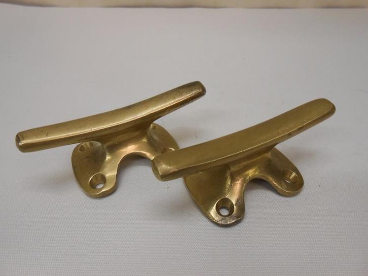 Kikkers, messing, 80 mm, 2 stuks, Watersport en Boten, Accessoires en Onderhoud, Zo goed als nieuw, Overige typen, Ophalen of Verzenden