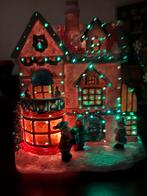 KERSTHUIS SFEERVOL KLEURENLICHT 20/16CM (ZIE FOTO'S), Ophalen of Verzenden, Gebruikt