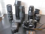 Cosina CT-1 camera met toebehoren en tas, Audio, Tv en Foto, Fotocamera's Analoog, Verzenden, Gebruikt, Spiegelreflex, Overige Merken