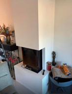 Spartherm linear triple mini houtkachel 3 zijden zicht, Ophalen, Gebruikt, Houtkachel, Inbouw